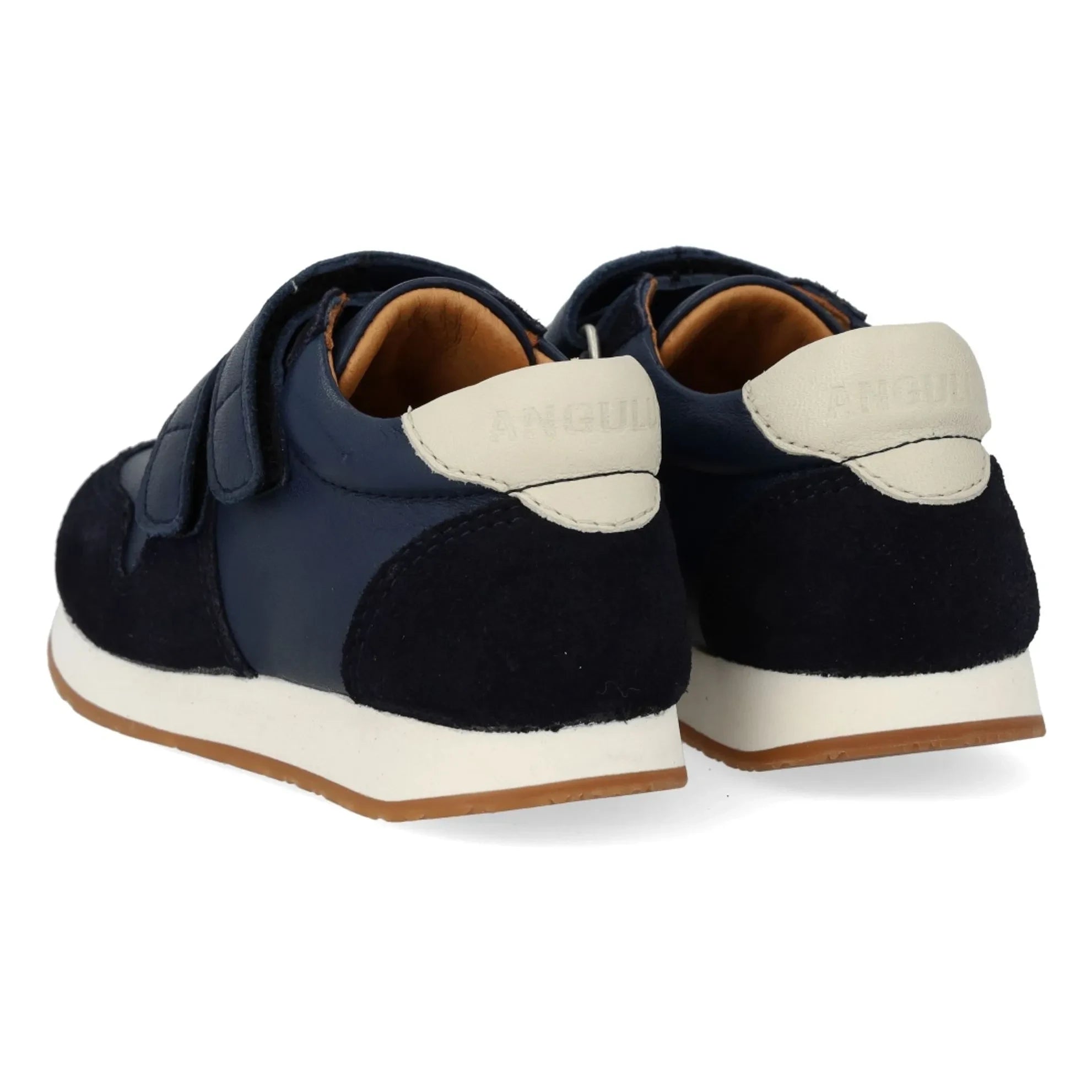 Angulus - Sneakers mit doppelten Streifen | Marineblau