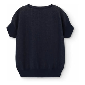 The Animals Observatory - Bat Kurzarm-Pullover | Dunkelblau