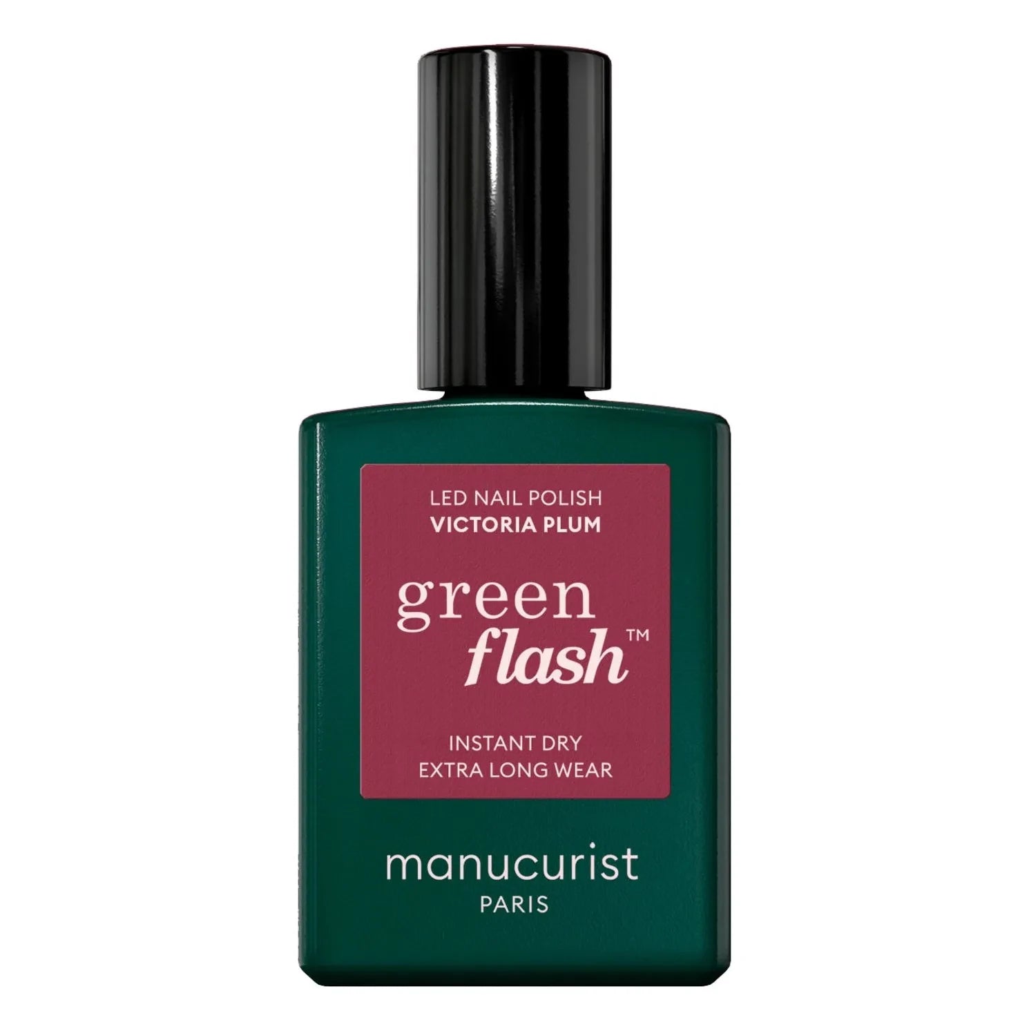 Manucurist - Green Flash Semi-Permanenter Nagellack - 15 ml | Victoria plum