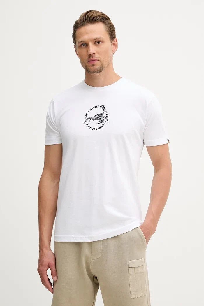 Alpha Industries Erkek Pamuklu US Scorpion Backprint Tişört