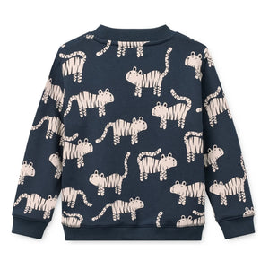 Liewood - Ridley Tigers organik pamuklu sweatshirt | Lacivert