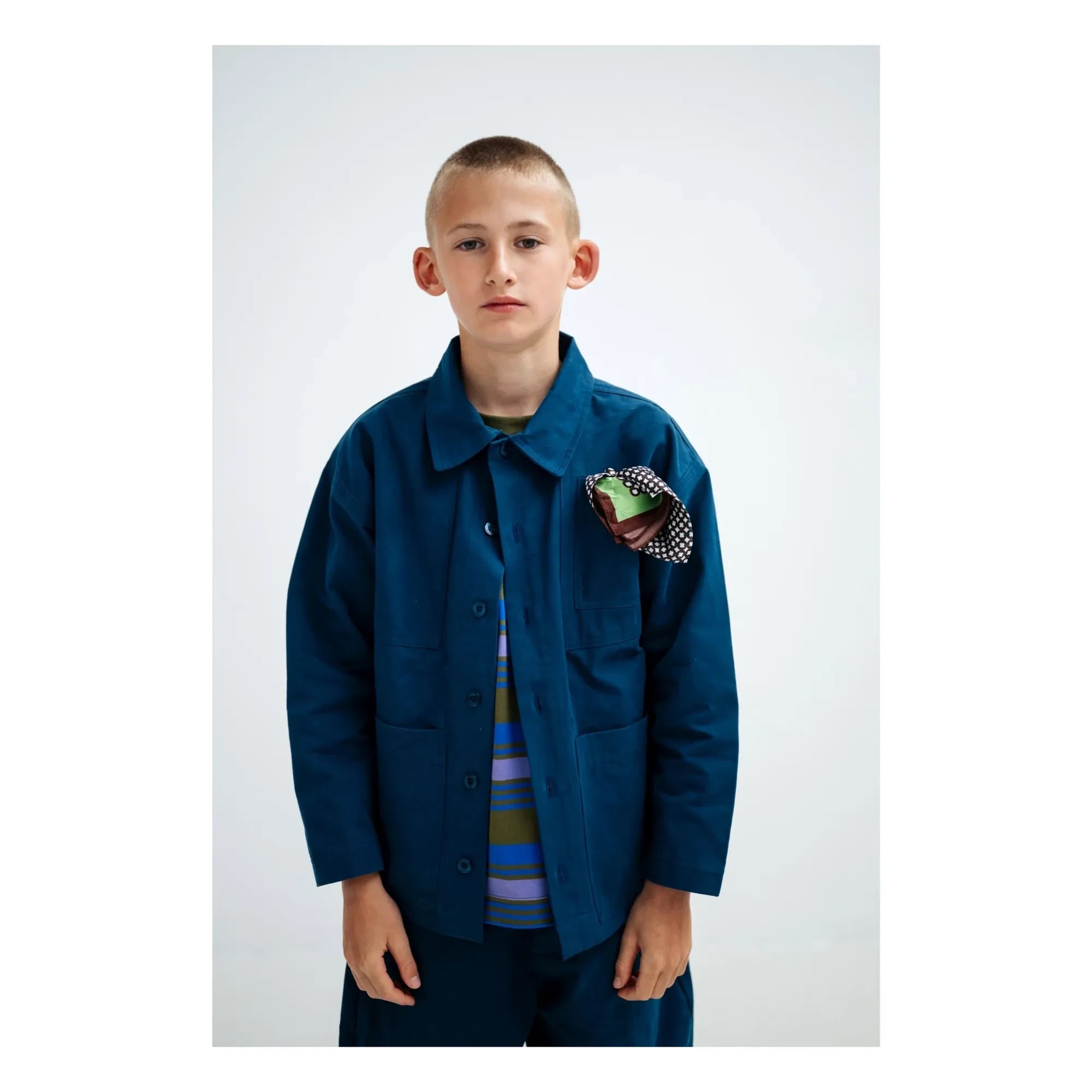 Repose AMS - Arbeitsjacke aus Bio-Baumwolle | Dunkelblau