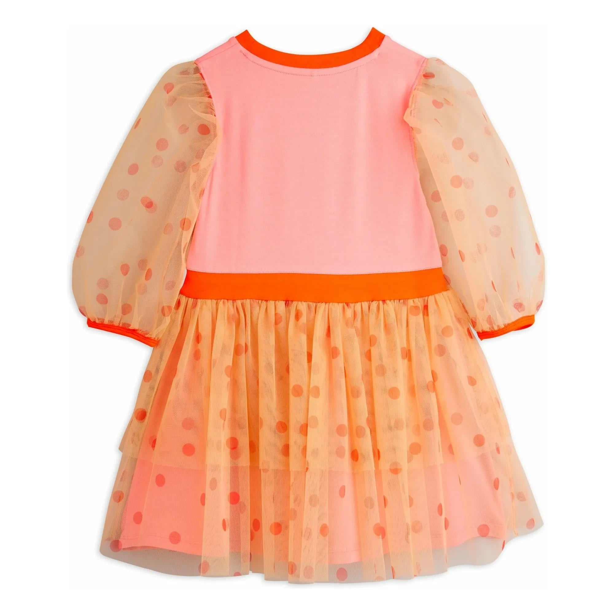 Mini Rodini - Tupfen Tüllkleid | Rosa
