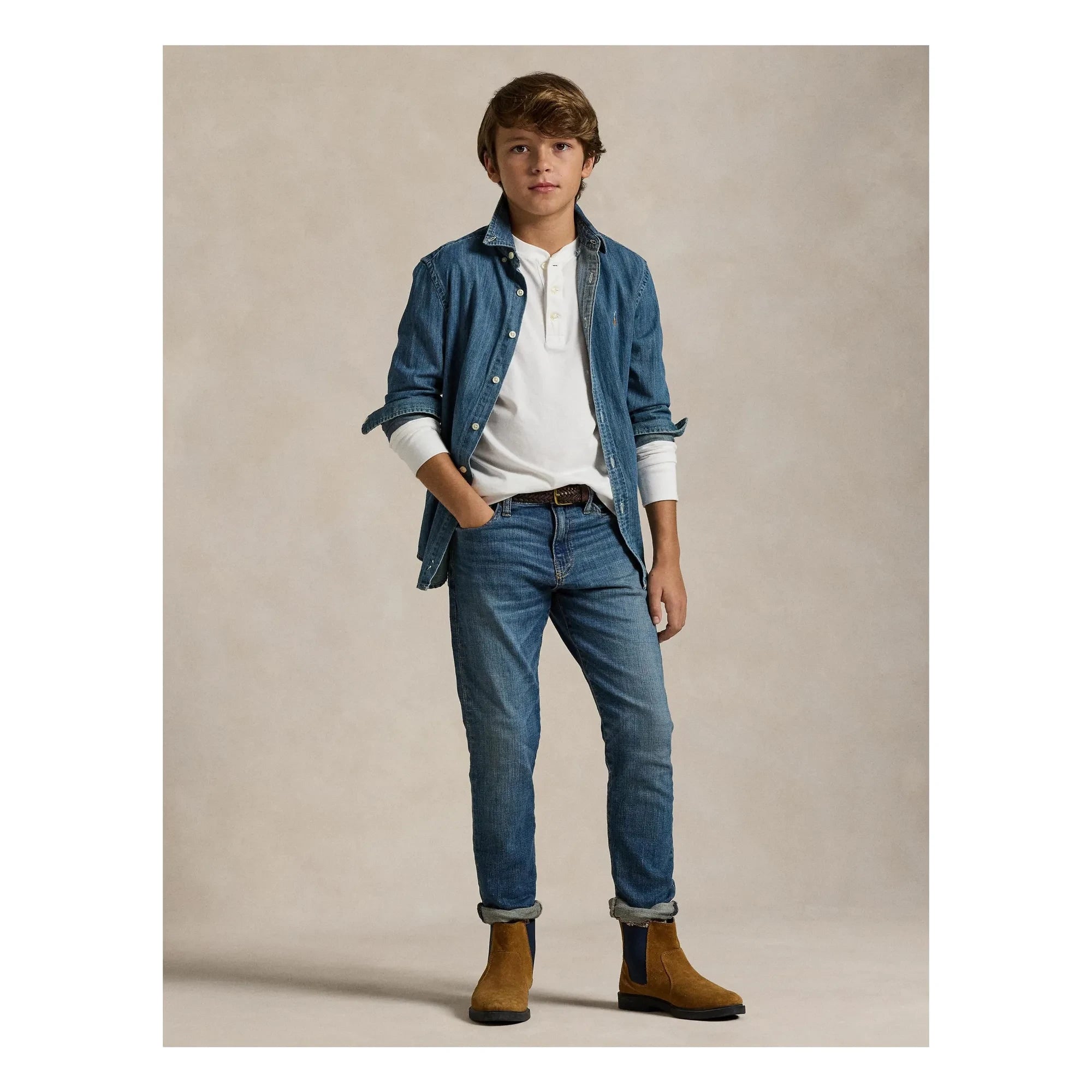 Ralph Lauren – Slim Sullivan Jeans | Stonewashed-Denim