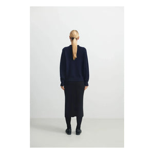 FUB - Pullover aus Merinowolle - Damenkollektion | Marineblau