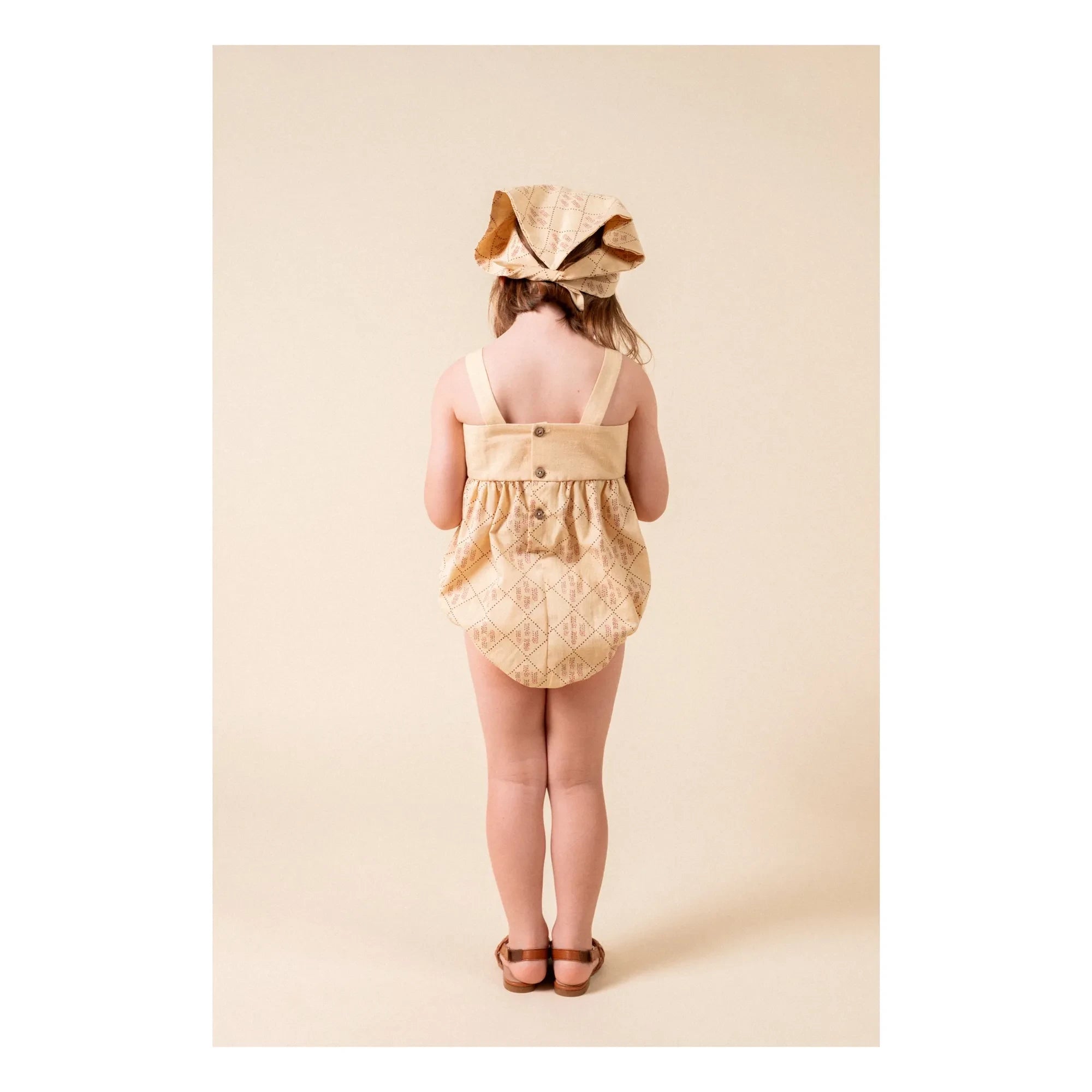 birinit - Castelflorite bestickter Overall | Honig