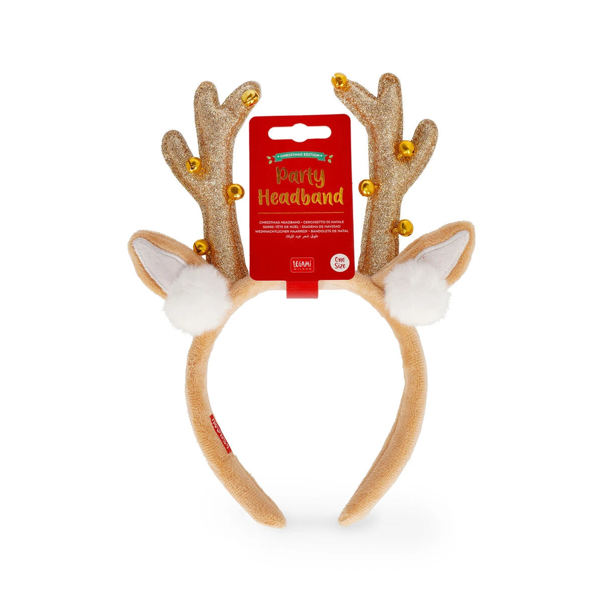 Legami - Weihnachts Haarband Rentier - Partiar Haarband