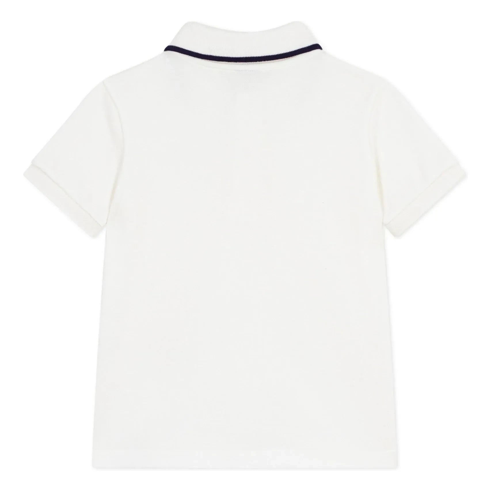 Petit Bateau - Organik pamuk polo tişört | Beyaz