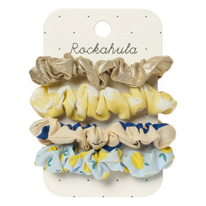 Rockahula Kids - 4er-Set Zitronen-Haargummis | Gelb