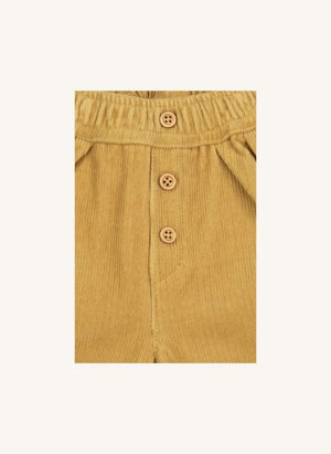 Bonton - Popeye Kadife Pantolon | Sarı