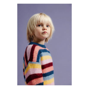 The New Society – Julia-Streifenpullover | Blau