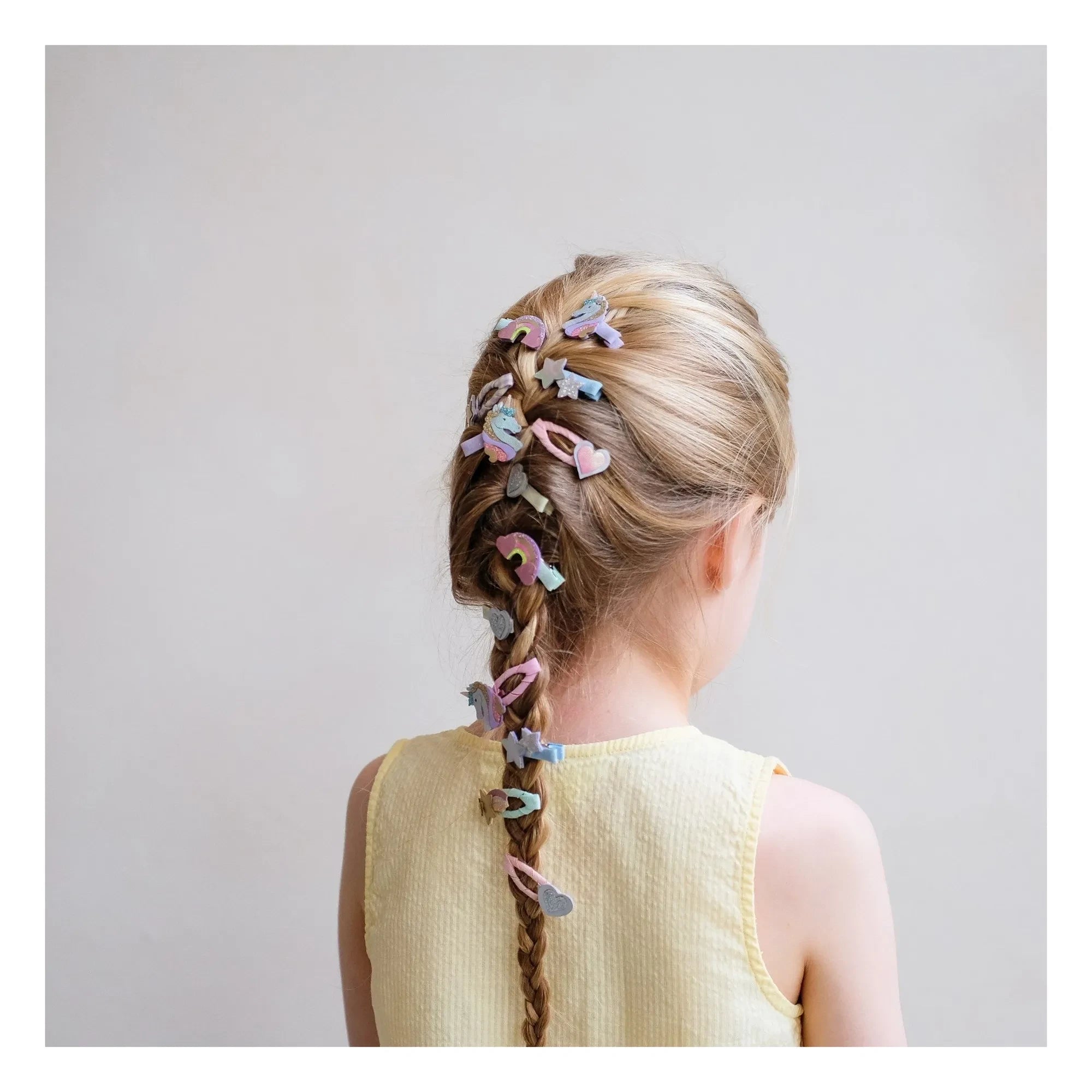 Mimi & Lula - 5er-Pack Mini Einhorn Haarspangen | Rosa