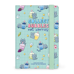 Legami - 2026/2027 16-Monats-Wochenfoto-Tagebuch - Kitty Bubble Tea - Klein mit Notizbuch