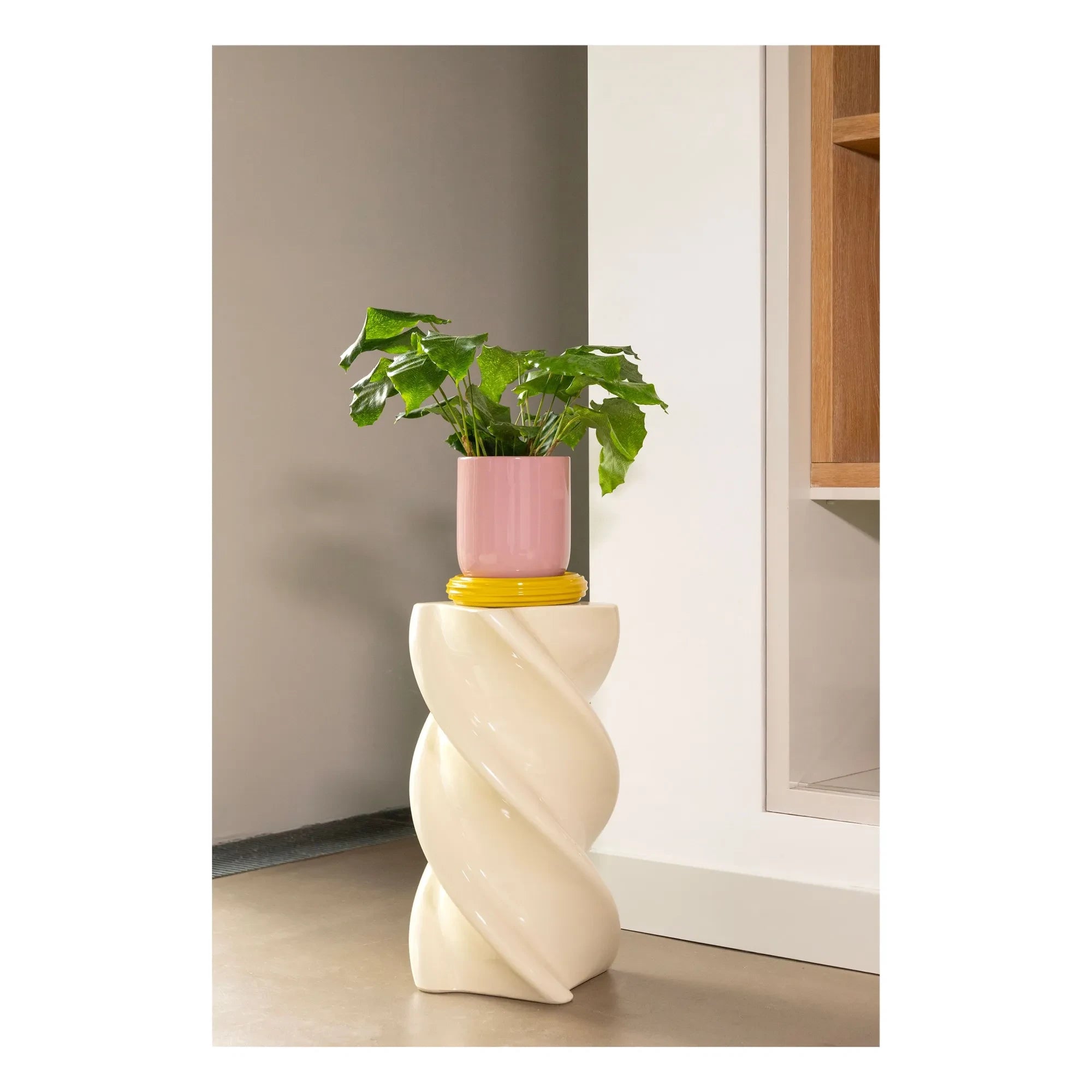 &Klevering - Pillar Beistelltisch | Creme