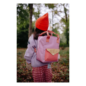Sticky Lemon - Kleiner Umschlag-Rucksack | Koralle