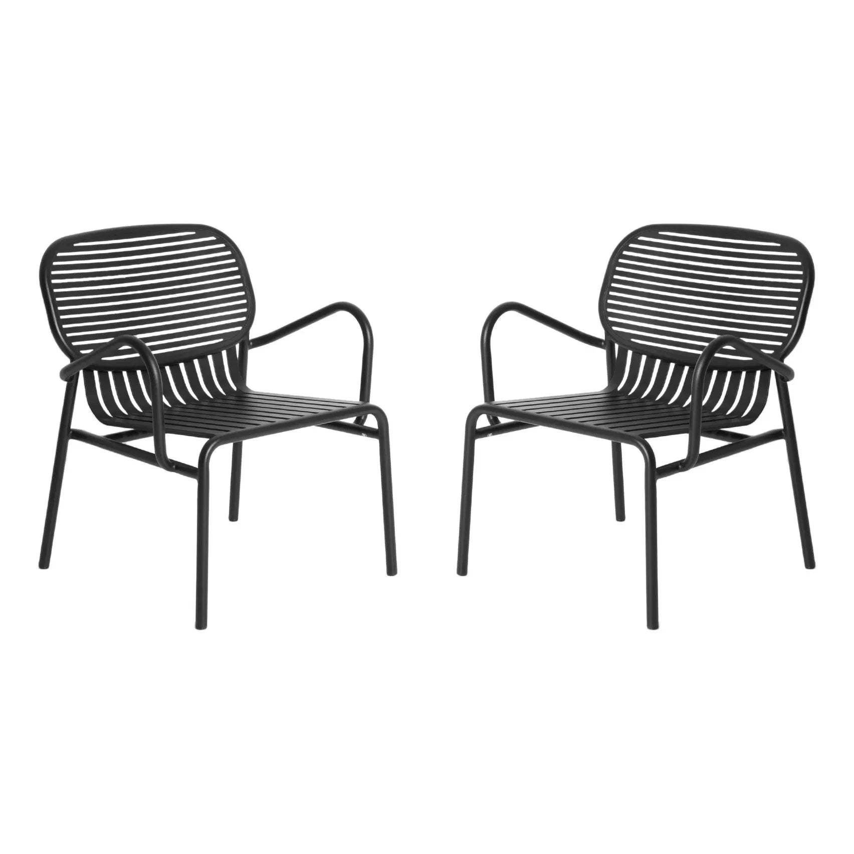 Kleiner Backfisch - Wochenend-Sofa - 2er Set | Schwarz