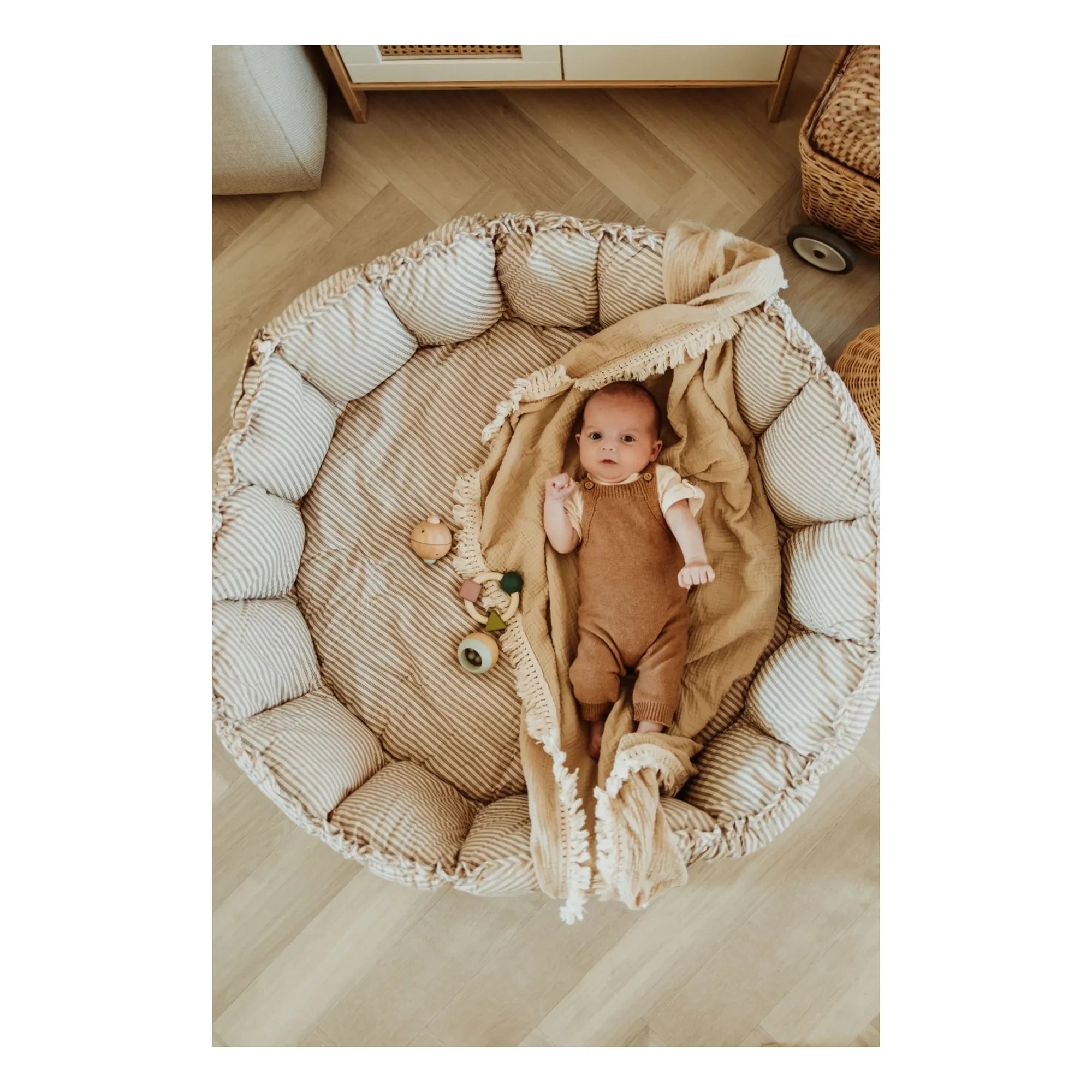 Play and Go - Coco Spielmatte - Streifen | Blau