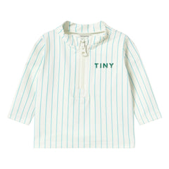 Tinycottons - Gestreiftes UV-Schutz-Badeshirt | Hellblau