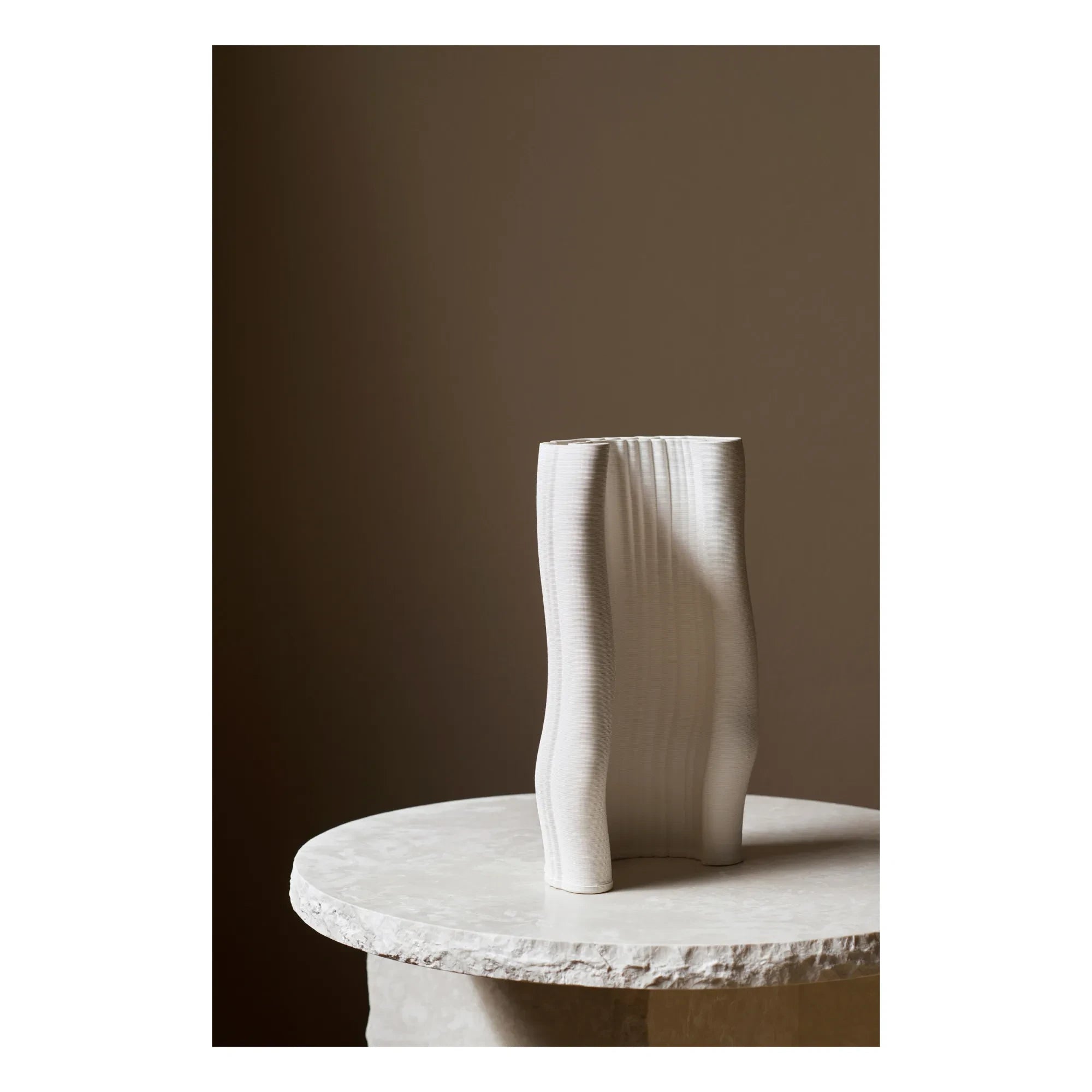 Ferm Living - Moire Vase | Gebrochenes Weiß