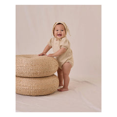 Quincy Mae - File-Strampler | Ecru