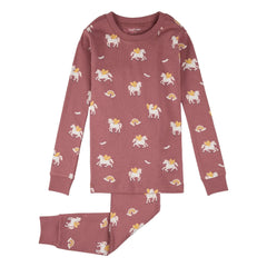 Petit Lem - Schlafanzug Pegasus aus Bio-Baumwolle | Dusty Pink
