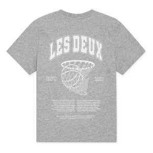 Les Deux - Hoop Bio-Baumwoll-T-Shirt | Grau