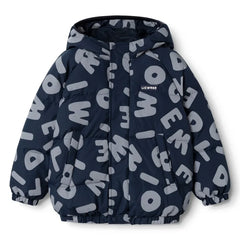Liewood - Adelina Reflektierende Daunenjacke aus recycelten Fasern | Marineblau