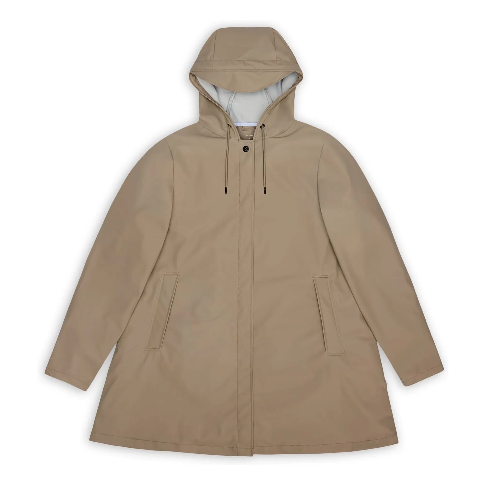 Rains - A-Line W3 Ceket | Koyu Bej