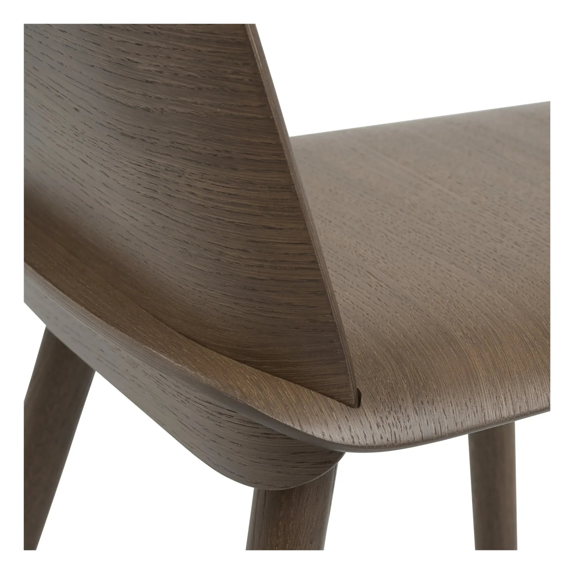 Muuto - Nerd Chair | Dunkles Holz