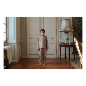 Risu Risu - Lao Kareli Bio-Baumwoll-Pyjama | Braun