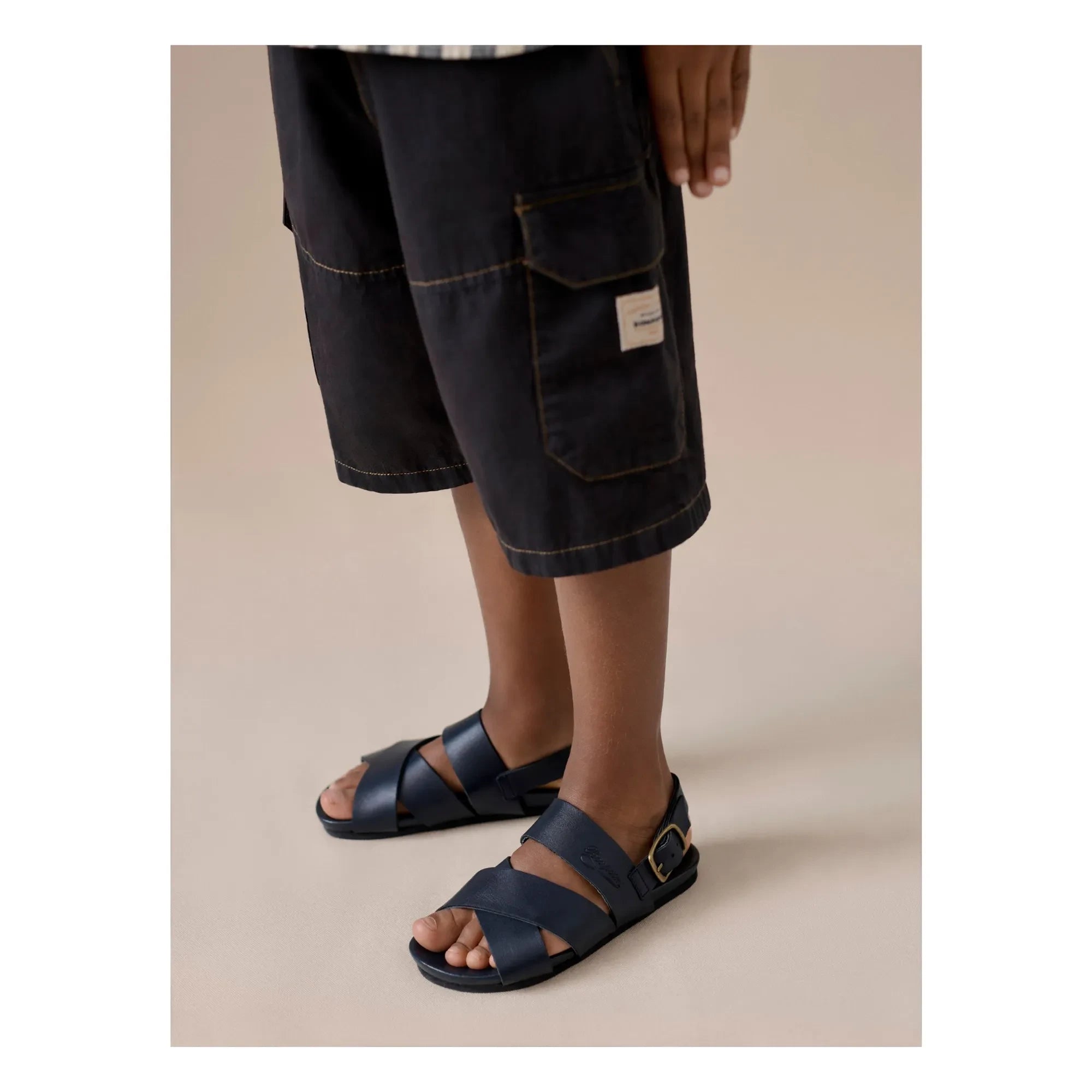 Bonpoint - Lawson Cargo Shorts aus Bio-Baumwolle | Schwarz