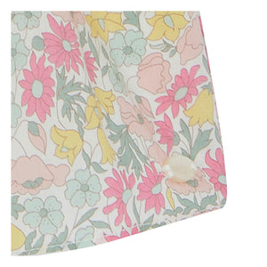 Tartine et Chocolat - Liberty gerafftes Kleid | Gelb