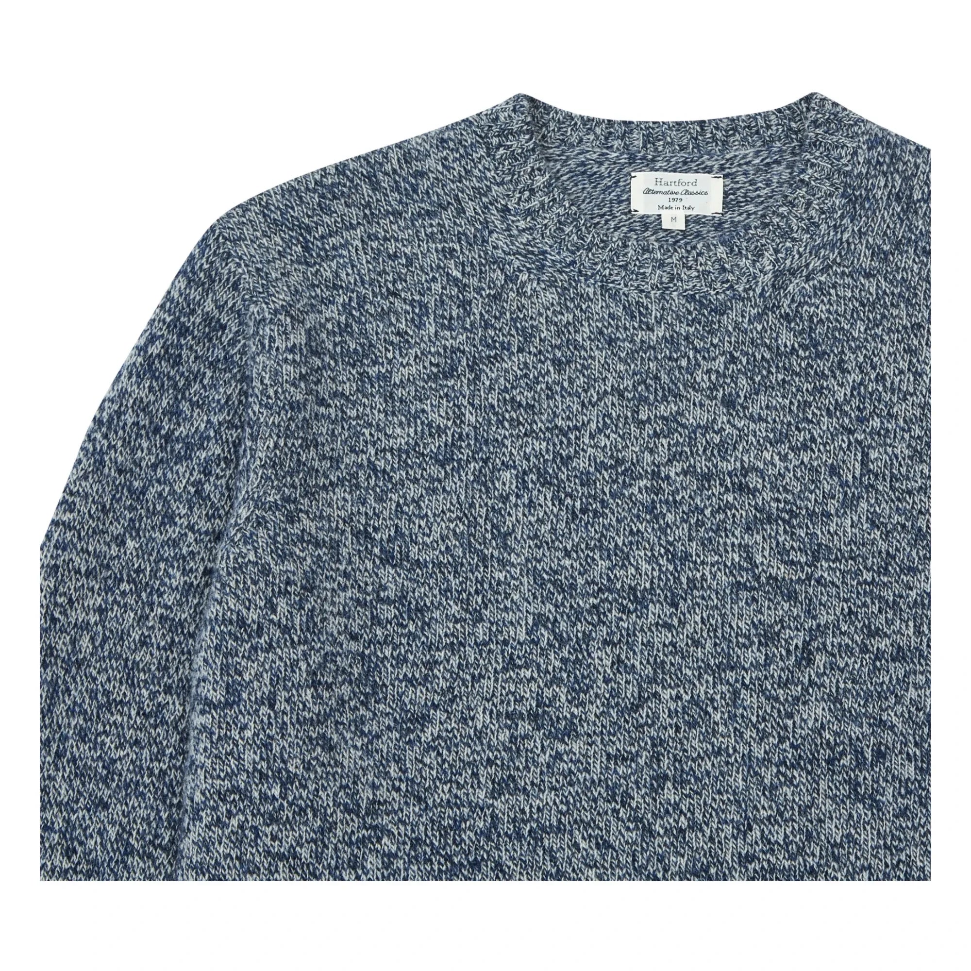 Hartford - Shetland-Sweatshirt | Indigo-Blau