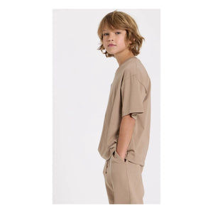 Smallable Kid - Nils T-Shirt aus Bio-Baumwolle | Erdbraun