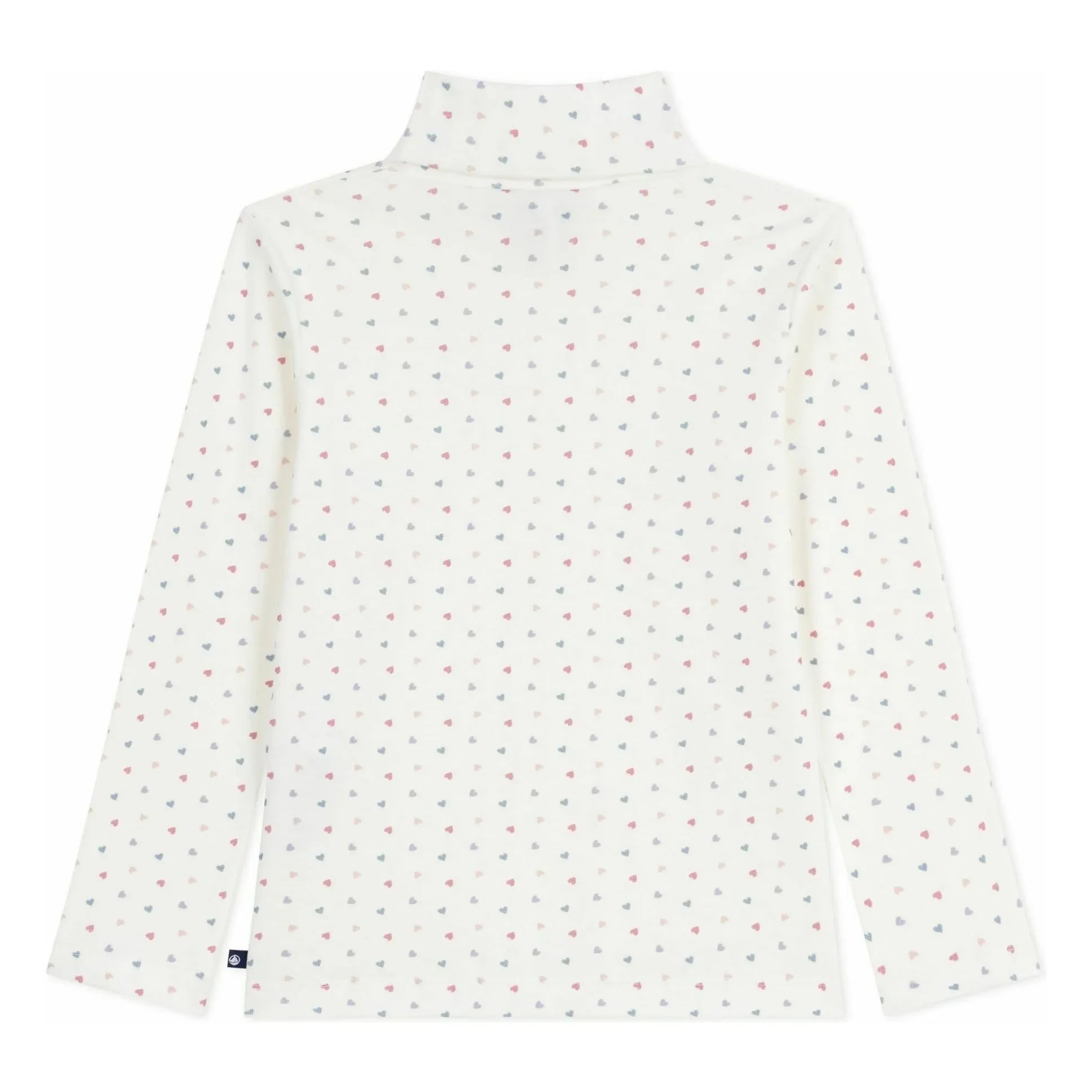 Petit Bateau - Trägertop mit Herzmuster aus Bio-Baumwolle | Ecru