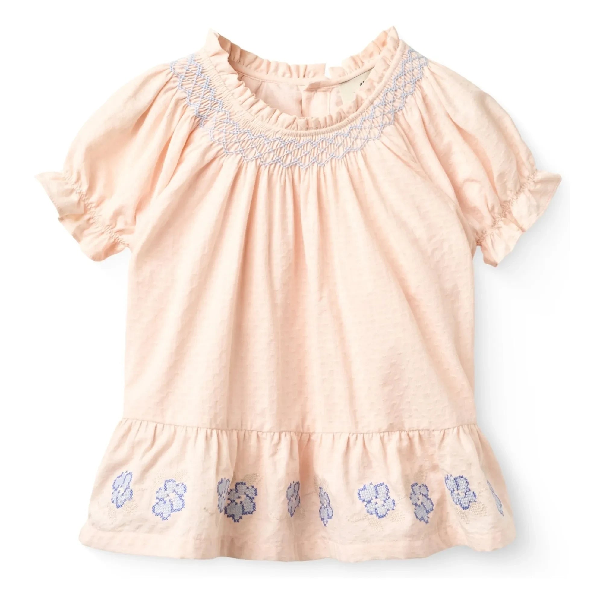 Copenhagen Colors - Bluse mit Kordelzug aus Bio-Baumwolle | Lychee Pink