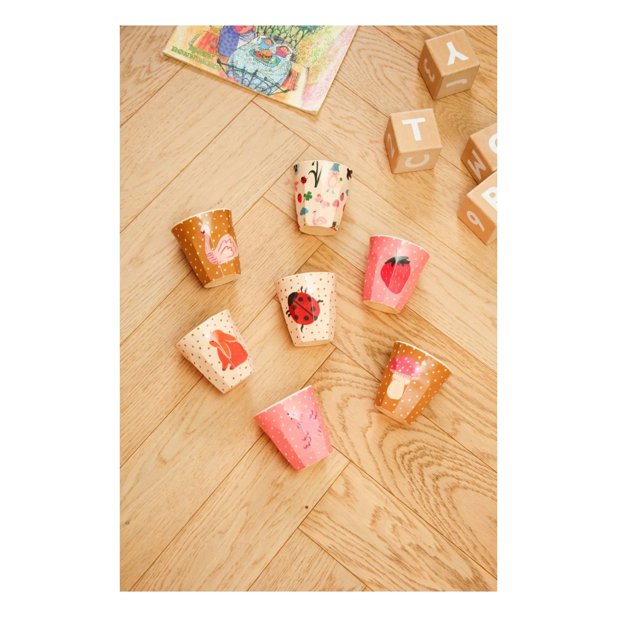 Rice - Fairy Tale Gläser - 6er Set | Pink