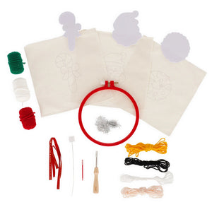 Legami - Kreativ-Set hängende Weihnachtsdekorationen - Punch Needle Kit