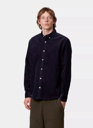 Carhartt WIP - Madison Cord Hemd | Dunkelblau