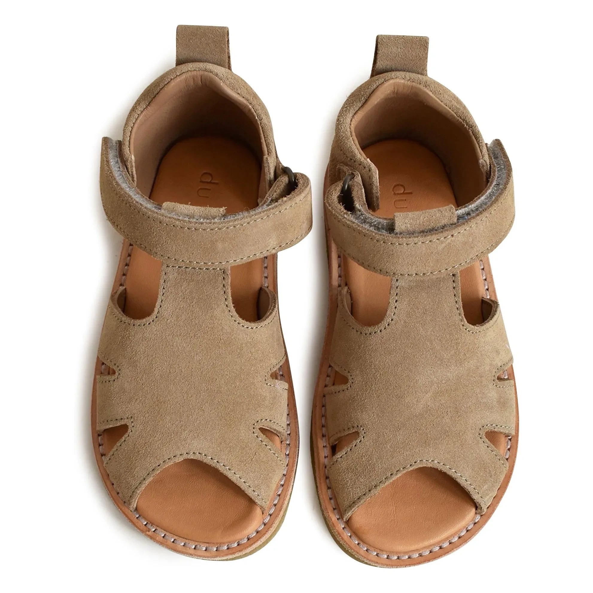 du Loua - Du Eden Wildleder-Sandalen | Sand