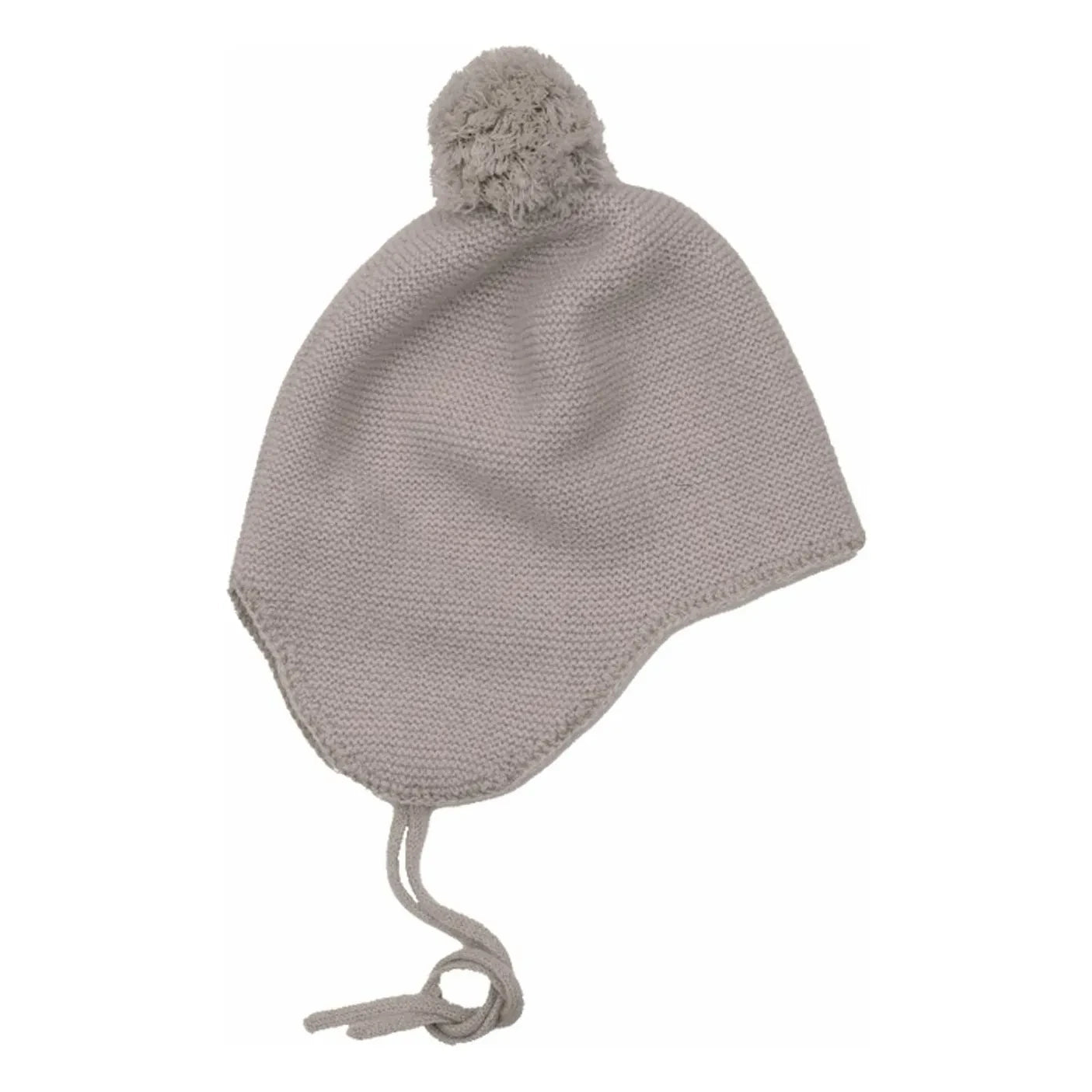Holmm - Kaschmir-Mütze mit Bommel | Beige