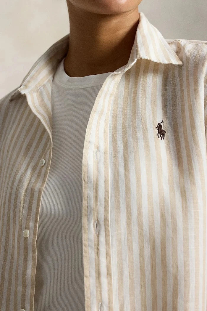 Polo Ralph Lauren Kadın Keten Gömlek LINEN-LSL-BFS