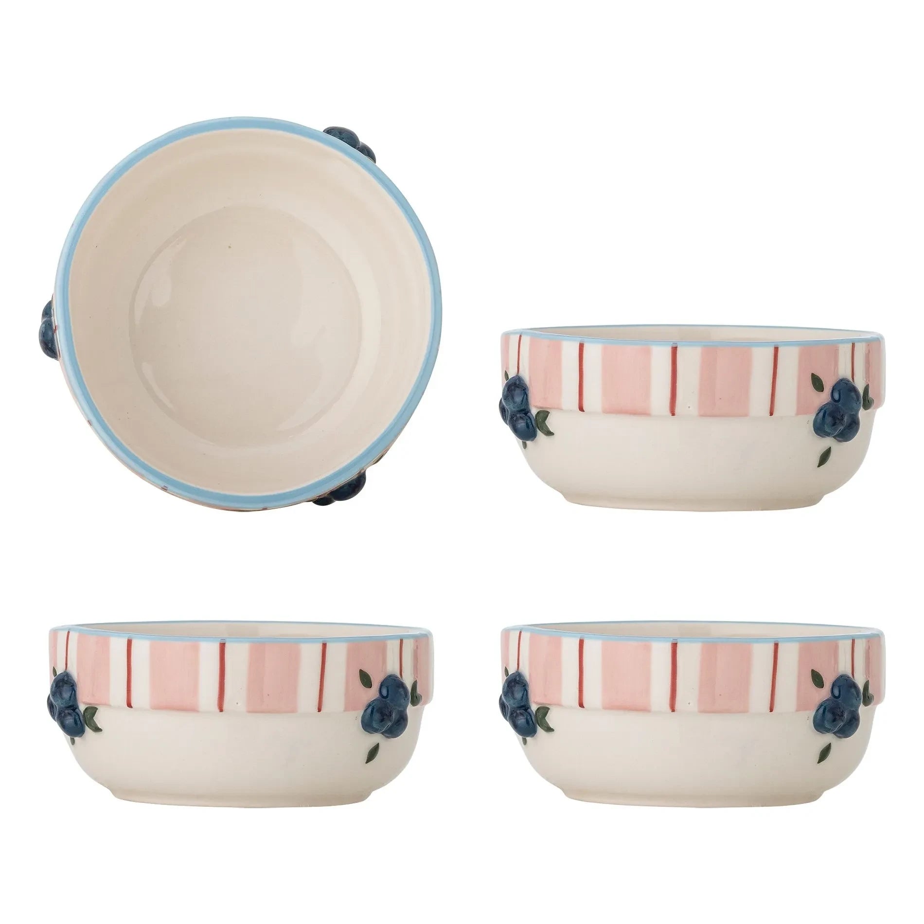 Bloomingville - Carry Schalen - 4er Set | Rosa
