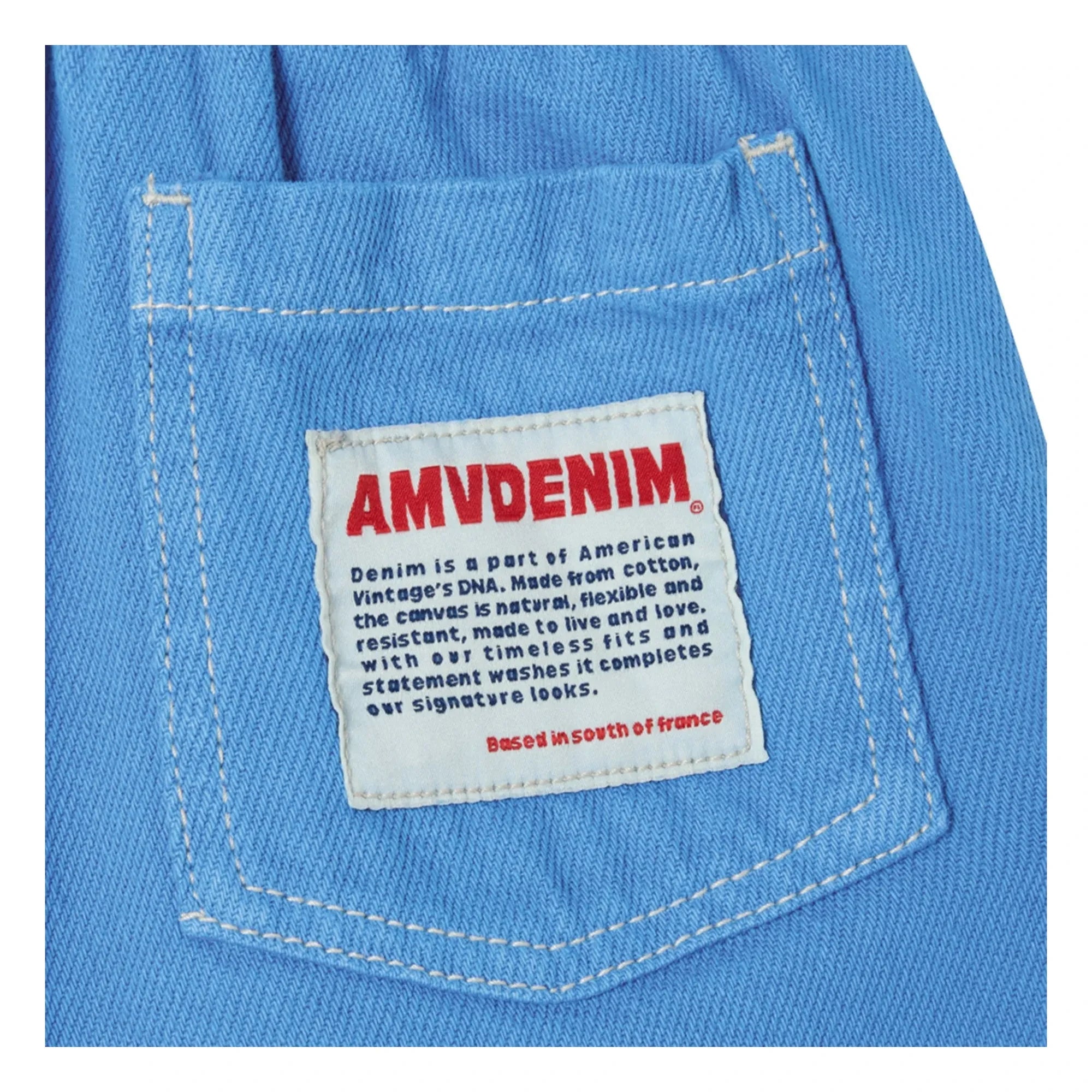 American Vintage - Pusway Bio-Baumwoll-Denim-Hose | Blau
