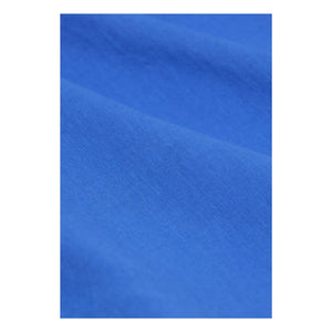 Arsène et Les Pipelettes - Uni trägerloses Top Bio-Baumwoll-Voile | Azurblau
