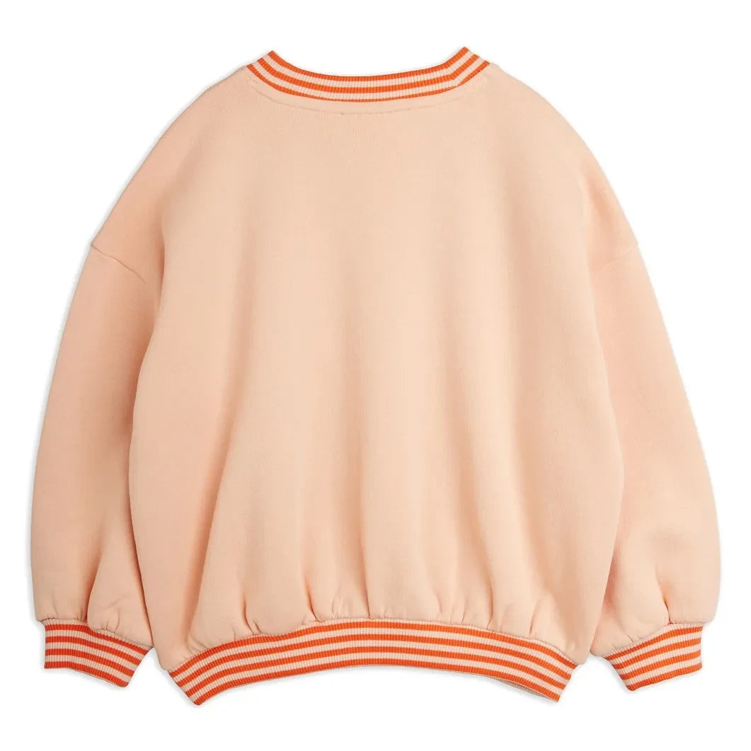 Mini Rodini - Yuvarlak yaka sweatshirt Rabbits Organik pamuk | Pembe