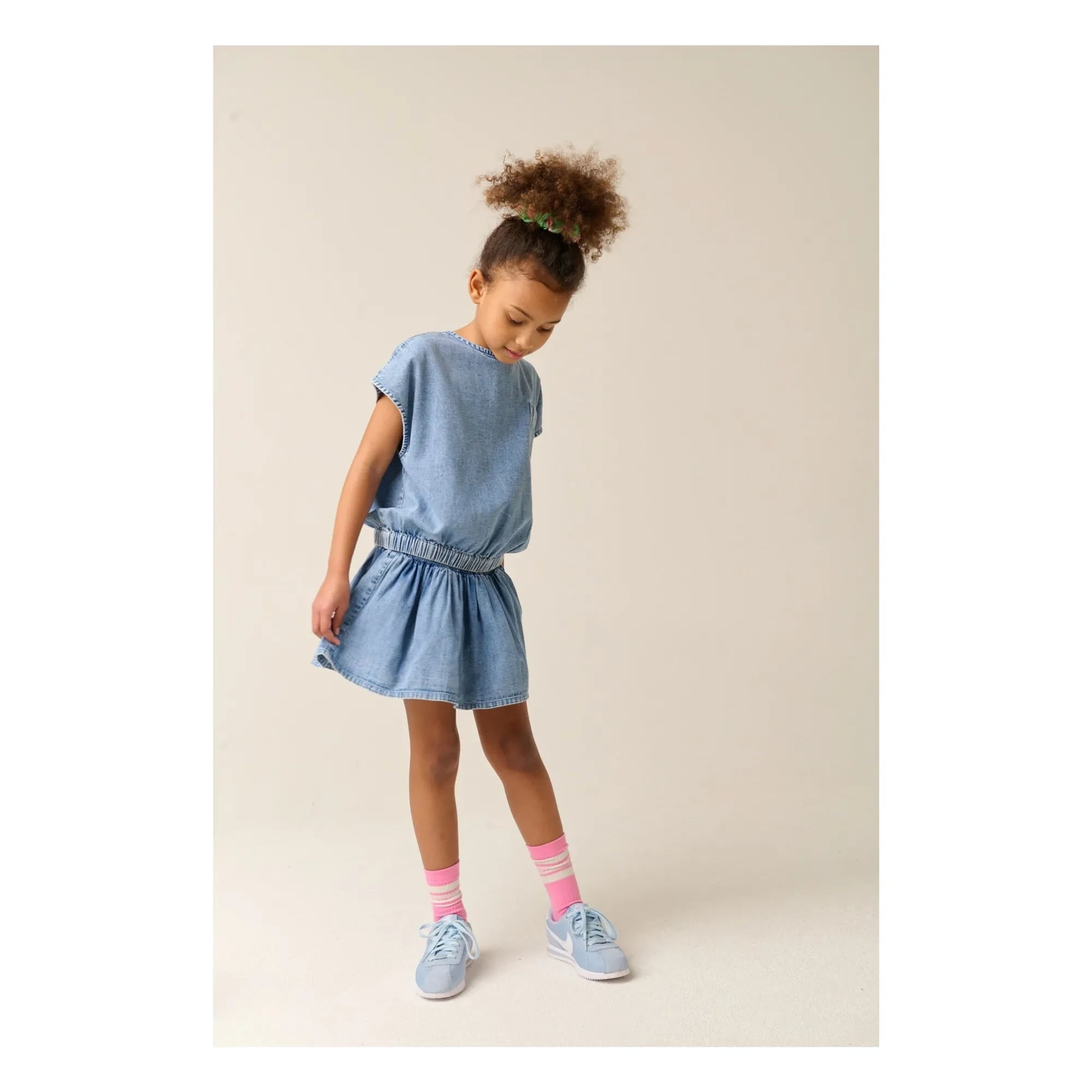 Tumble N'Dry - Gewaschener blauer Denim-Rock Anguria