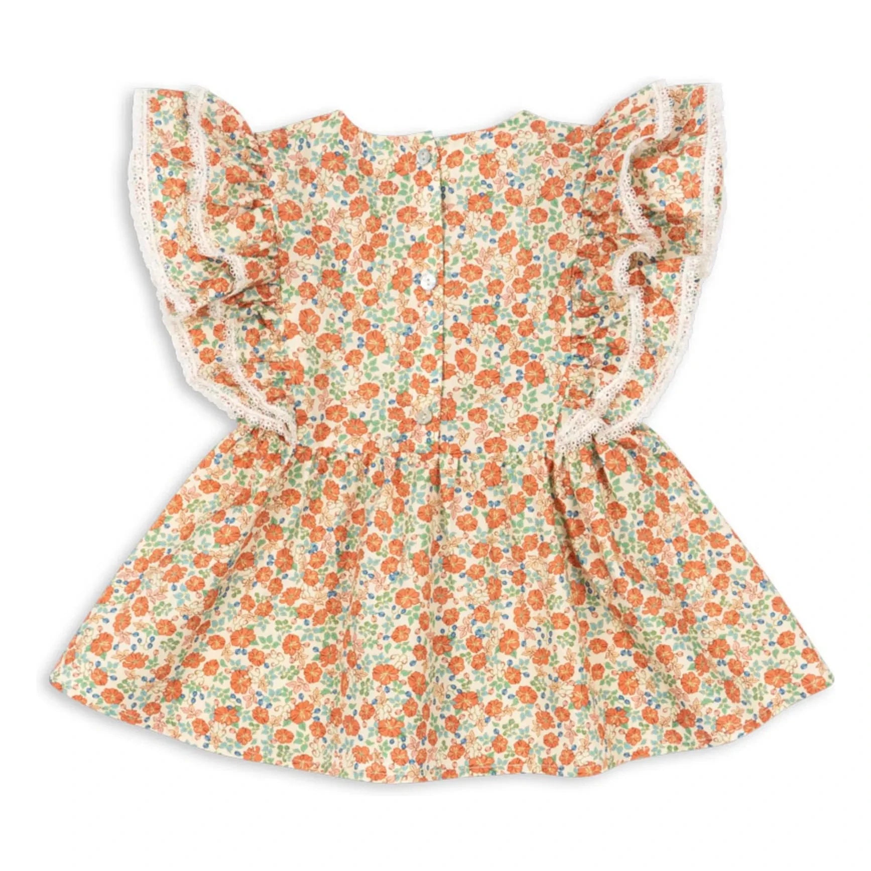 Konges Sløjd - Bluse aus Bio-Baumwolle Verbena | Orange