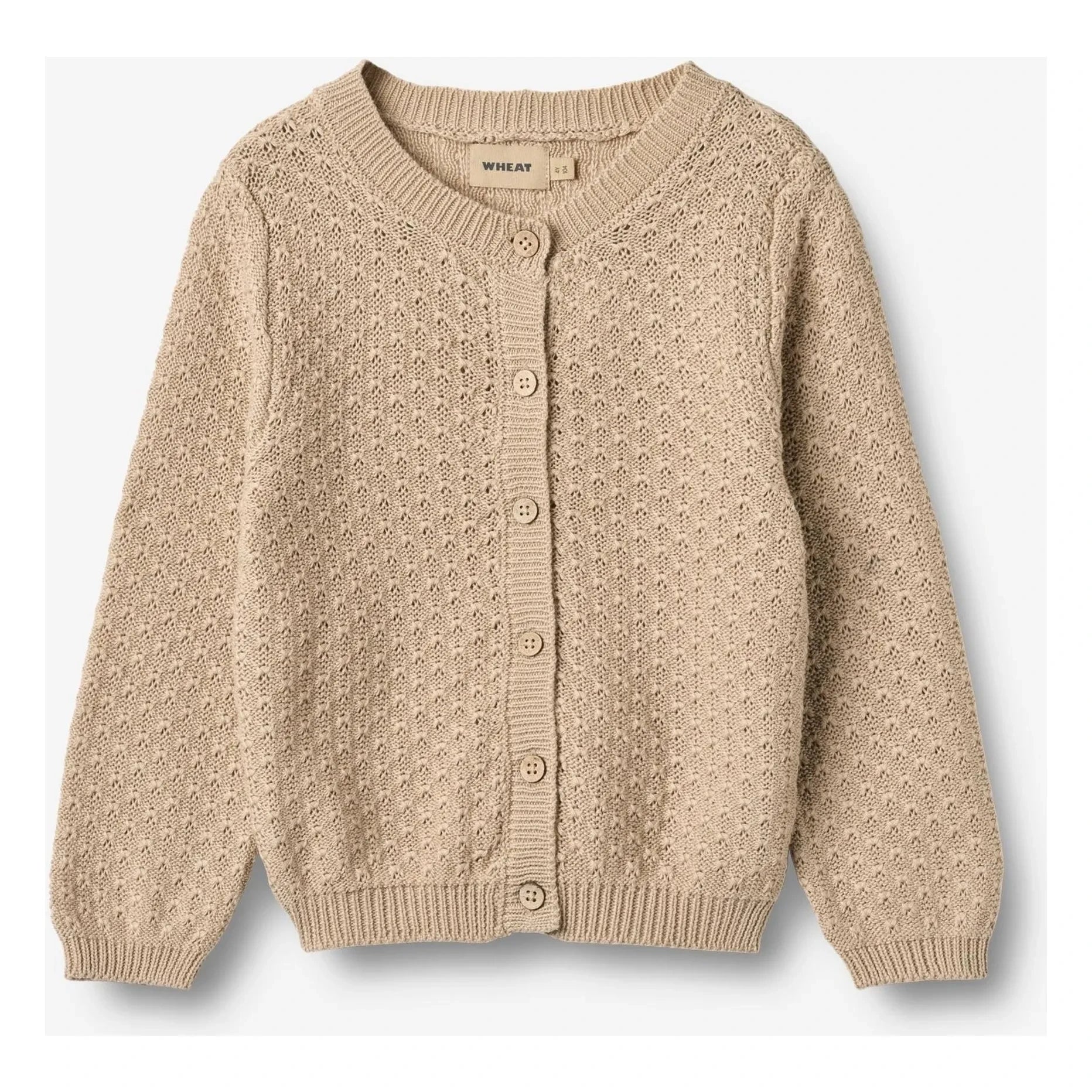 Weizen - Magnella Bio-Baumwoll-Cardigan | Ecru