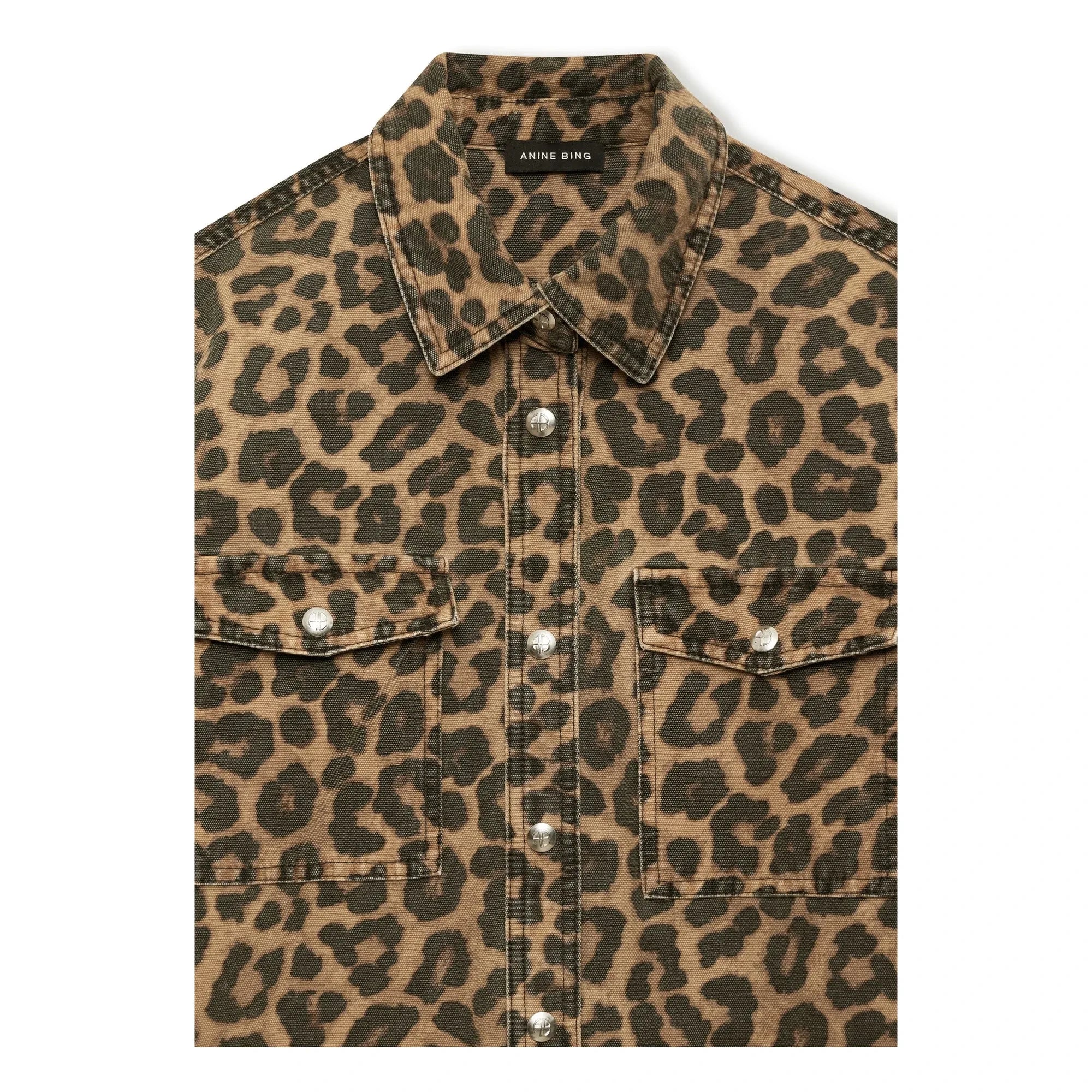 Anine Bing - Paxton Leopardenhemd | Braun